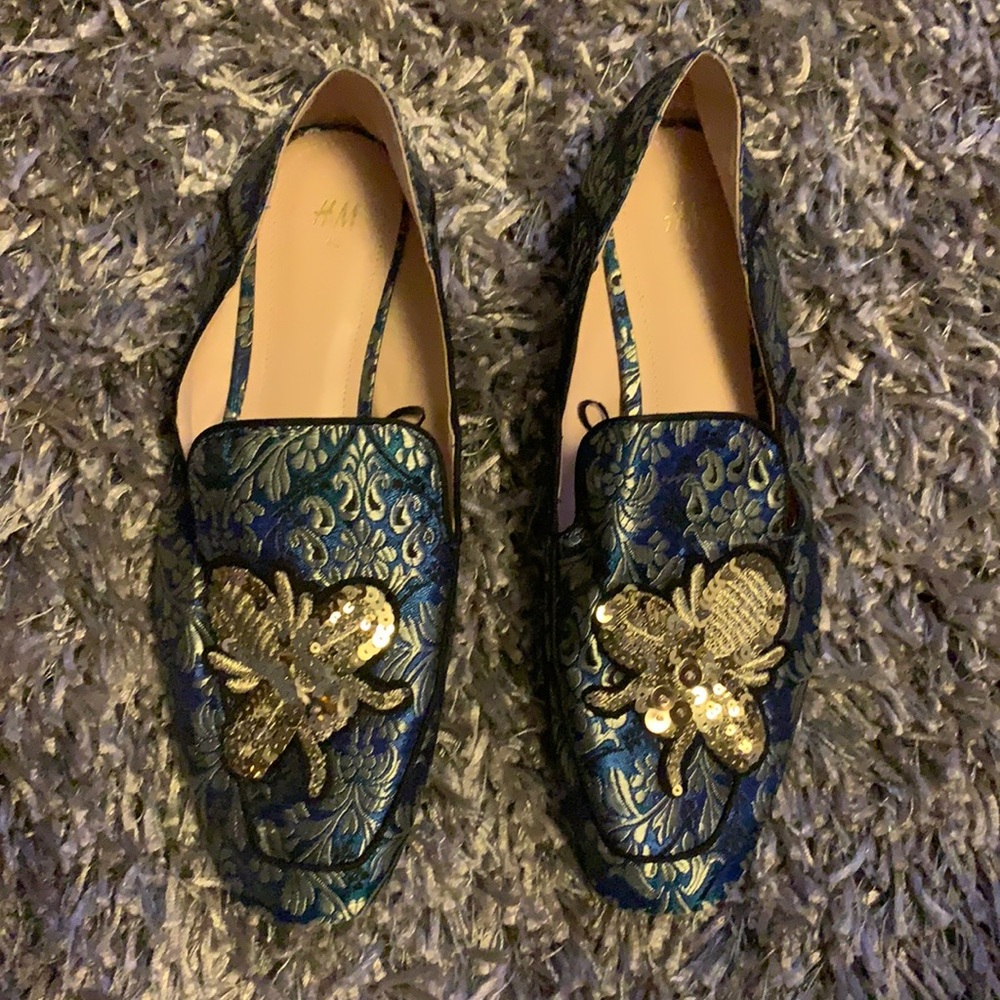 H&M Queen B inspired Multi Color Loafers